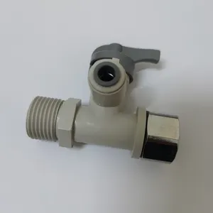 1/4 Zoll 3/8 Zoll 1/2 Zoll Speisewasser ventil Adapter Winkel Absperr ventil 3-Wege-Ventil für RO-System