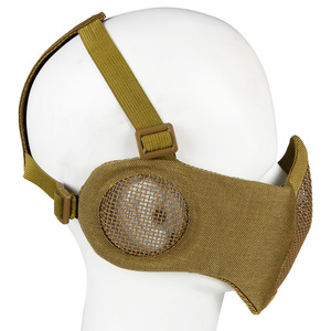 <span class=keywords><strong>Masque</strong></span> de protection tactique unisexe en nylon 1000D MK034 pour <span class=keywords><strong>paintball</strong></span>/extérieur, demi-visage intégré pour jeux CS - Product Image 2