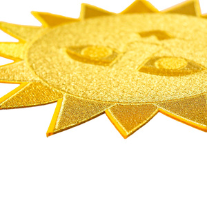 Benutzer definiertes Logo Smile Patch Bügeleisen auf Stick patches und Mond-und Sonnen abzeichen mit benutzer definiertem Aufbügeln auf Patch-Abzeichen - Product Image 3