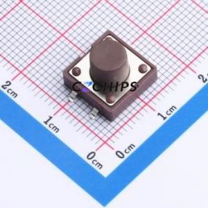 TSB12311-085D532DH-R0400 Tactile Switch SMD-4P,11.7x11.5mm Switch Single Pole Single Throw Round Button 2.8N 11.7mm - Product Image 1