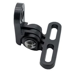 Soporte de luz frontal para bicicleta, soporte de plástico ajustable, negro, Zj30013, para accesorios de ciclismo en bicicleta de montaña y carretera - Product Image 3