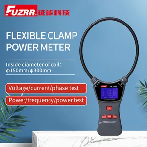 FR2050E AC 0.0mA ~3000A 300mm Diameter Flexible Coil Clamp Power Meter LCD Display 3 Phase Clamp Power Factor Meter