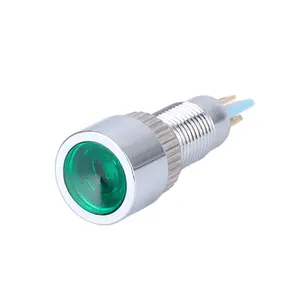 Wholesale Indicator Light Pin Terminal Raised Head Industrial Indicator Lamp 8mm Metal Indication Light