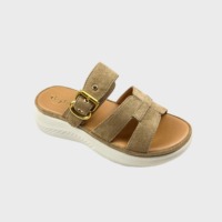 Sandales et pantoufles légères personnalisées pour femmes, vente en gros à prix abordable, antidérapantes, à bout rond ouvert et talon plat épais