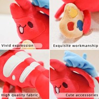 Peluche Homard Personnalisée pour Enfants, Faible MOQ, Certifiée CPC CE, Jouet en Peluche Animal de Dessin Animé