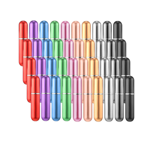 Flacon pulvérisateur de parfum portable en aluminium avec pompe, rechargeable, 3 ml/5 ml, format voyage, atomiseur transparent - Product Image 1