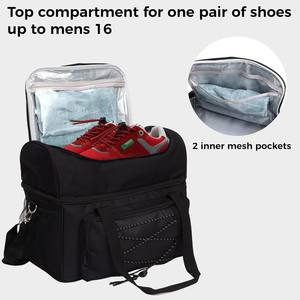 Bolsa de Lona para Equipo de Boliche, Espaciosa, Resistente y Organizada para Bolas, Zapatos y Accesorios de Boliche, Ideal para Entusiastas del Boliche - Product Image 2