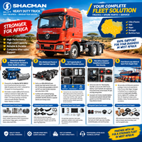 Neuer SHACMAN H3000 6x4 Diesel-Sattelzugmaschine 380 PS Weichai Linkslenker FAST Getriebe Schwerlast-LKW-Zugmaschine Original-Ersatzteile