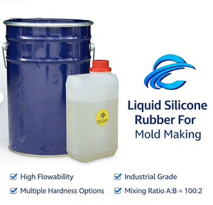 Resina de Silicona RTV2 de Alta Resistencia al Desgarro, Líquido para Hacer Moldes, Retardante de Llama, para Manualidades, Yeso, Jabón, Velas, Moldes de Concreto - Product Image 1