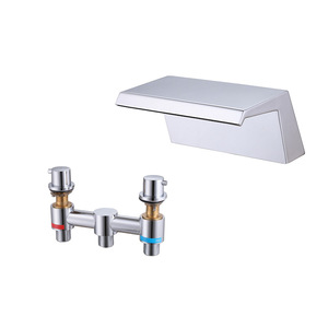 Grifo de Baño de Latón Hongdec de un Solo Grifo, Montado en la Pared, para Bañera, con Válvula de Cerámica, Rociador de Lluvia, Alto Flujo - Product Image 4