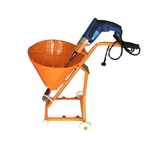Machine automatique de pulvérisation de mortier de ciment, machine de sablage pour murs extérieurs, petite machine à plâtrer, haute efficacité - Product Image 3