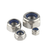 Fixations à insert nylon M8 M10 M12 haute résistance, écrous de blocage hexagonaux à insert nylon M14 M16 DIN982 DIN985 pour l'industrie