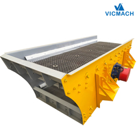 Machine en acier de criblage de quartz de capacité élevée-écran vibrant linéaire pour le sable