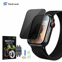 Film Hydrogel Anti-Espionnage HD Clair à Couverture Totale pour Apple Watch Series 11 10 9 8 7 6 Ultra, Protection d'Écran Quotidienne pour Montre Intelligente