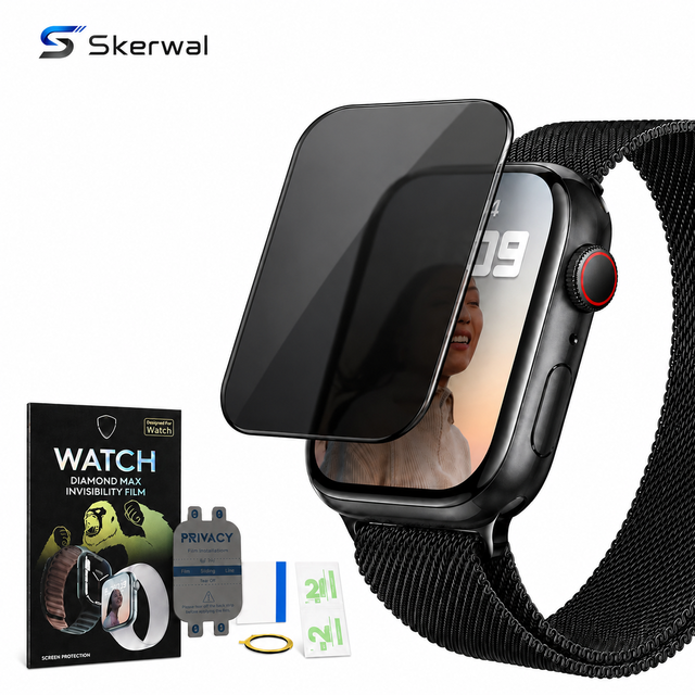 HD Clear Privacy Anti Spy Full Cover Hydrogel Film for Apple Watch Series 11 10 9 8 7 6 Ultra Daily Smart Watch Screen Protector