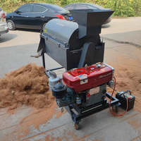 Machine à décortiquer la noix de coco à haute capacité / Machine à fabriquer des fibres de noix de coco / Machine à extraire les fibres de coco