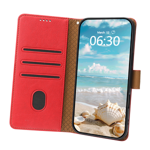 เคสโทรศัพท์หนัง PU หัวเข็มขัดแม่เหล็กสำหรับ infinix tecno Spark 8 <span class=keywords><strong>Pro</strong></span> camon 18i PREMIER Go 2021มีกระเป๋าเงินฝาพับปิดกันกระแทก - Product Image 4