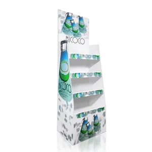 PVC Floor Display for Chips Cheap Price PVC Foam Food Display Stand PVC Display Cabinet Easy Assembly Factory