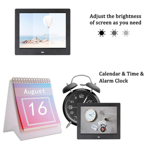กรอบรูปดิจิตอลพร้อมเซ็นเซอร์ตรวจจับความเคลื่อนไหว หน้าจอ LCD 7 นิ้ว เครื่องเล่น MP3 วิดีโอ ใช้พลังงานจากแบตเตอรี่ พร้อมพอร์ต USB ราคาโรงงาน - Product Image 4