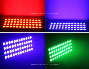 סופר מואר אלומיניום חיצוני led par אורות RGBW 48PCS 10W עמיד למים עיר צבע LED מבול לשטוף led שלב אורות