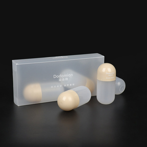 Biểu Tượng Tùy Chỉnh Có Thể Tái Chế Nhựa <span class=keywords><strong>Frosted</strong></span> Trong Suốt Mỹ Phẩm Chăm Sóc Da Quà Tặng Bao Bì Hộp - Product Image 3