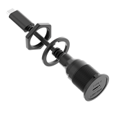 Conector USB 2,0 3,0 tipo C cable de datos macho hembra enchufe Circular Pcb Mini Micro Usb Cable adaptador conector