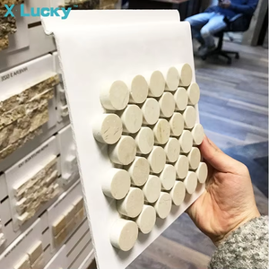 Nhà Máy Giá Đá Hiện Đại Cầm Tay Mẫu Hội Đồng Quản Trị Tùy Chỉnh Thiết Kế Treo Thạch Anh Granite Mosaic Gạch Hiển Thị Bảng - Product Image 4