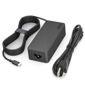 65W <b>Type</b>-<b>C</b> Power <b>Adapter</b> For Lenovo HP Laptop EU US AU UK <b>Plug</b> CE UL FCC RoHS KC Compact Charger - Product Image 1