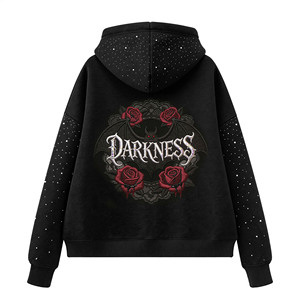 Sweat à capuche <span class=keywords><strong>pour</strong></span> homme en sublimation, sweat à capuche délavé à l'acide <span class=keywords><strong>pour</strong></span> homme, sweat à capuche en <span class=keywords><strong>coton</strong></span> et polyester, sweat à capuche noir <span class=keywords><strong>pour</strong></span> le sport - Product Image 4