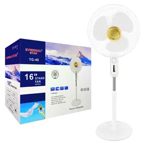 EVERNAL STAR TG-40 Korea 14 Inch Solar Rechargeable Fan AC/DC Table Stand Fan for Office Home Africa