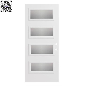 <span class=keywords><strong>Porte</strong></span> extérieure pré-encadrée en acier ignifugé <span class=keywords><strong>de</strong></span> 32 pouces x 80 pouces, à 6 panneaux, à ouverture vers la droite, apprêtée, avec cadre en acier - Product Image 5