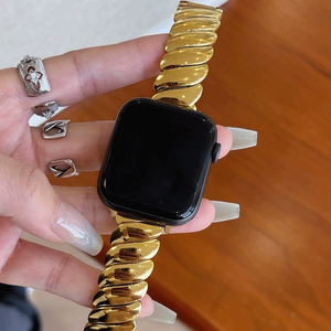 Unique 2025 elegante <span class=keywords><strong>mujer</strong></span> correa de <span class=keywords><strong>reloj</strong></span> de Metal inoxidable para <span class=keywords><strong>Apple</strong></span> <span class=keywords><strong>Watch</strong></span> Series 10 9 8 7 6 <span class=keywords><strong>5</strong></span> 4 42mm 46mm 45mm pulsera de <span class=keywords><strong>mujer</strong></span> - Product Image 3