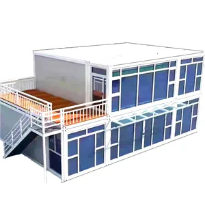 Сборные складные съемные контейнерные дома, роскошные умные модульные сборные дома для конференц-зала