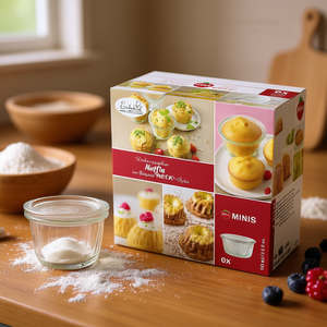 Weck Minis Glass Muffin Cups 165Ml Baking Set For Desserts And Snacks - Product Image 3