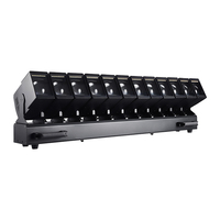 Lyre LED mobile 12*60W à faisceau lumineux ondulé avec émission RGBW, barre mobile LED Snake pour scène et DJ, avec DMX512, fonction Focus et Flash