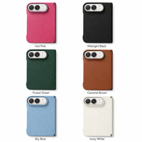 Étui en cuir véritable certifié LWG REACH pour iPhone Duo, texture grainée, coque de protection fine, logo personnalisé, usine avec 18 ans d'expérience