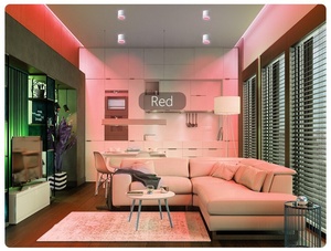 Tuya Smart RGBCCT Dimmable <span class=keywords><strong>LED</strong></span> Downlight Alexa Voice Music Sync Control Projecteur monté en Surface pour plafond de salon - Product Image 3