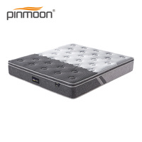 Lit orthopédique de taille king queen matelas en mousse à mémoire de forme en latex dans une boîte Matelas à ressorts ensachés à 5 zones Hôtel 5*6