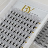 Extensions de cils pré-faits Promade Fans 6D-20D 0.03 0.05 0.07 à base fine et pointue, pour un volume rapide et intense, fournitures pour extensions de cils.
