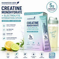 Poudres d'hydratation à la créatine faibles en calories, mélange de boisson électrolytique sans sucre pour le bien-être quotidien