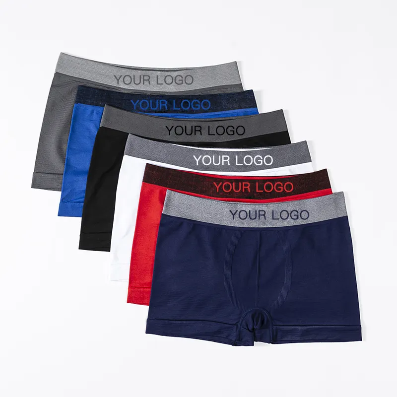 Brand Men's Underwear Shorts Polyester Men's Seamless Underwear