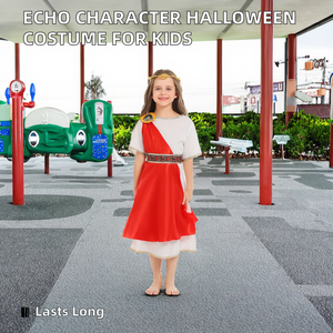 Costume d'Halloween pour <span class=keywords><strong>enfants</strong></span>, inspiré <span class=keywords><strong>des</strong></span> films et séries télévisées, costume de scène antique romain médiéval, costumes de personnage Echo, polyester unisexe - Product Image 2