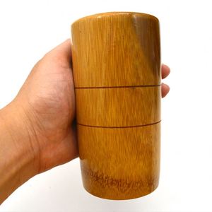 Ensemble de ventouses sous vide en bois de haute qualité Cellulite <span class=keywords><strong>Hijama</strong></span> corps tasses Massage en bambou Gua Sha 5 pièces ventouses pour le soulagement des maux de dos - Product Image 6
