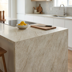 Losas de Piedra Artificial Impresas en 3D de Primera Calidad, Superficie Pulida, Encimeras de Cuarzo para Isla de Cocina y Tocadores - Product Image 1