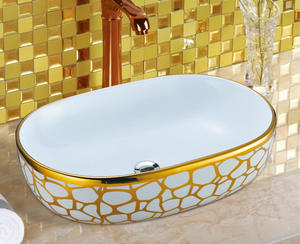 <span class=keywords><strong>Lavabo</strong></span> de luxe en céramique, carré, pour hôtel, famille, comptoir, à la mode, blanc Simple, évier, pour salle de bains, Art - Product Image 5