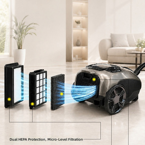 Aspirateur Cyclonique Électrique 2-en-1 2400W pour Tapis, Sols Durs, Garage, Hôtel avec Nettoyeur de Sols Filaire - Product Image 3