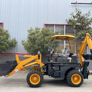 Miniexcavadora Retroexcavadora Multifuncional 4x4 Nueva de Fábrica a Precio Directo de Fábrica con Alta Estabilidad - Product Image 1