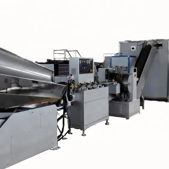 Çin en kaliteli sert şeker lolipop yapma makinesi üretim hattı