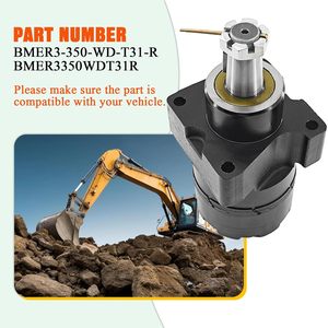 มอเตอร์ไฮดรอลิกแบบล้อ Bmer รุ่น BMER3-350-WD-T31-R ใช้ร่วมกับ Parker TG TF Series ได้ - Product Image 2