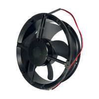 Ventilateurs axiaux de refroidissement à haut débit d'air (CFM) 22060 22CM DC avec protection de polarité, 220x220x60mm, 12V 24V 48V pour conduits industriels ronds